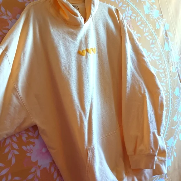 Love You Like A Summer Night Blue Horizon Co Yellow Hoodie 3X - Picture 5 of 7